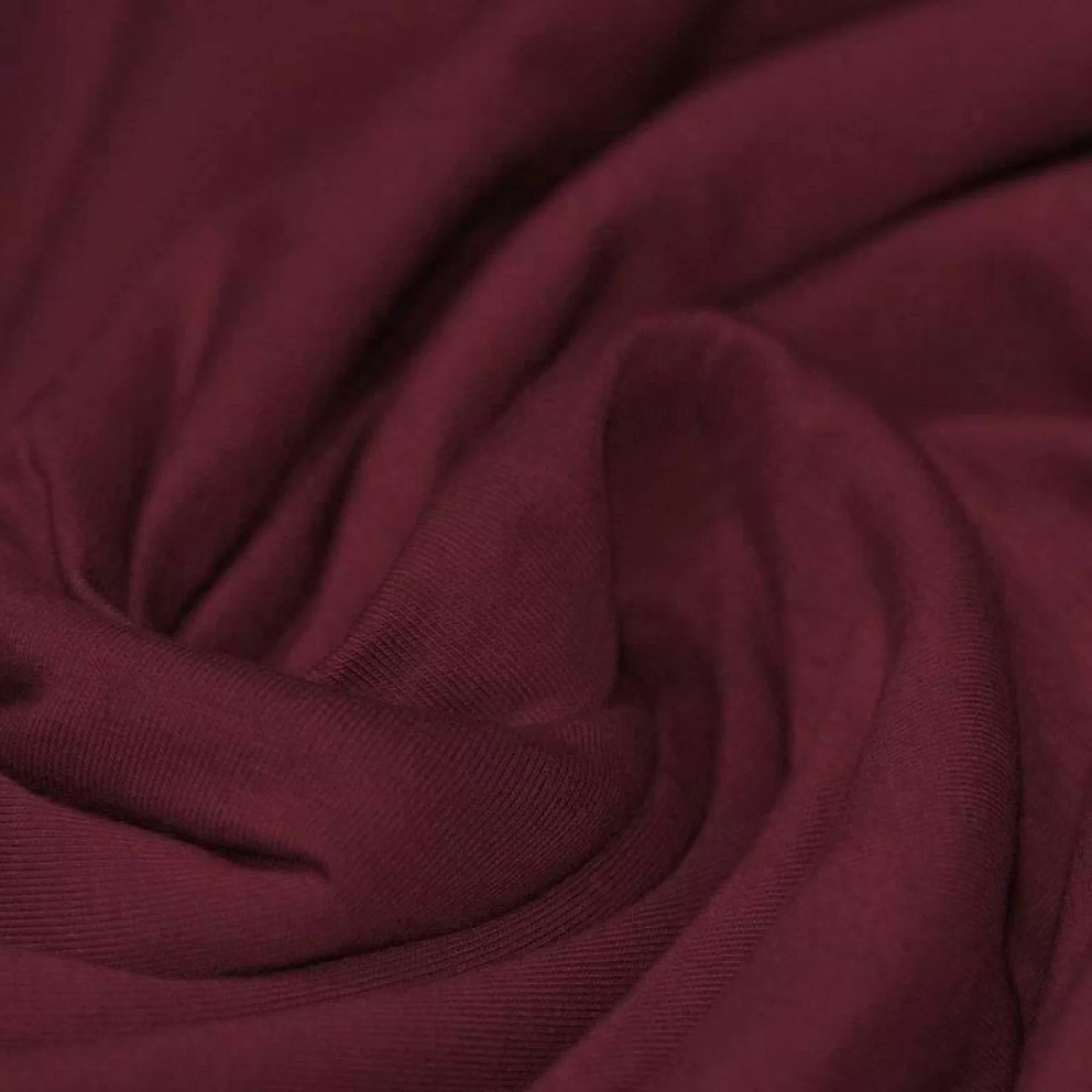 Solid Cotton Jersey - Bordeaux | Knit
