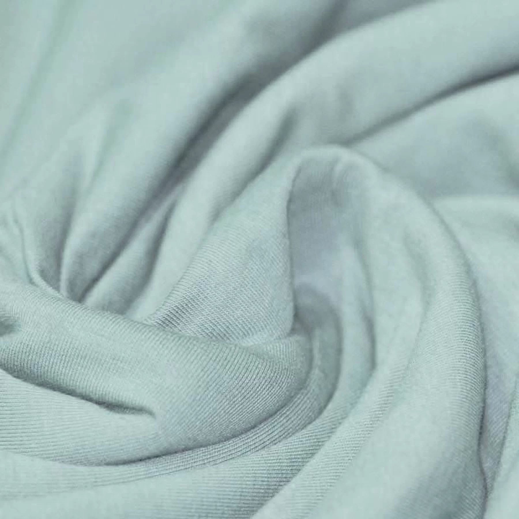 Solid Cotton Jersey - Sea Green | Knit