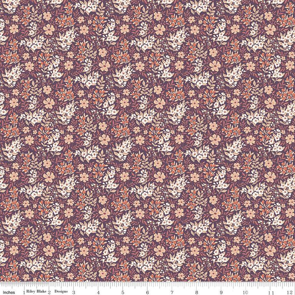 Evening On The Prairie - Ditsy Floral Purple