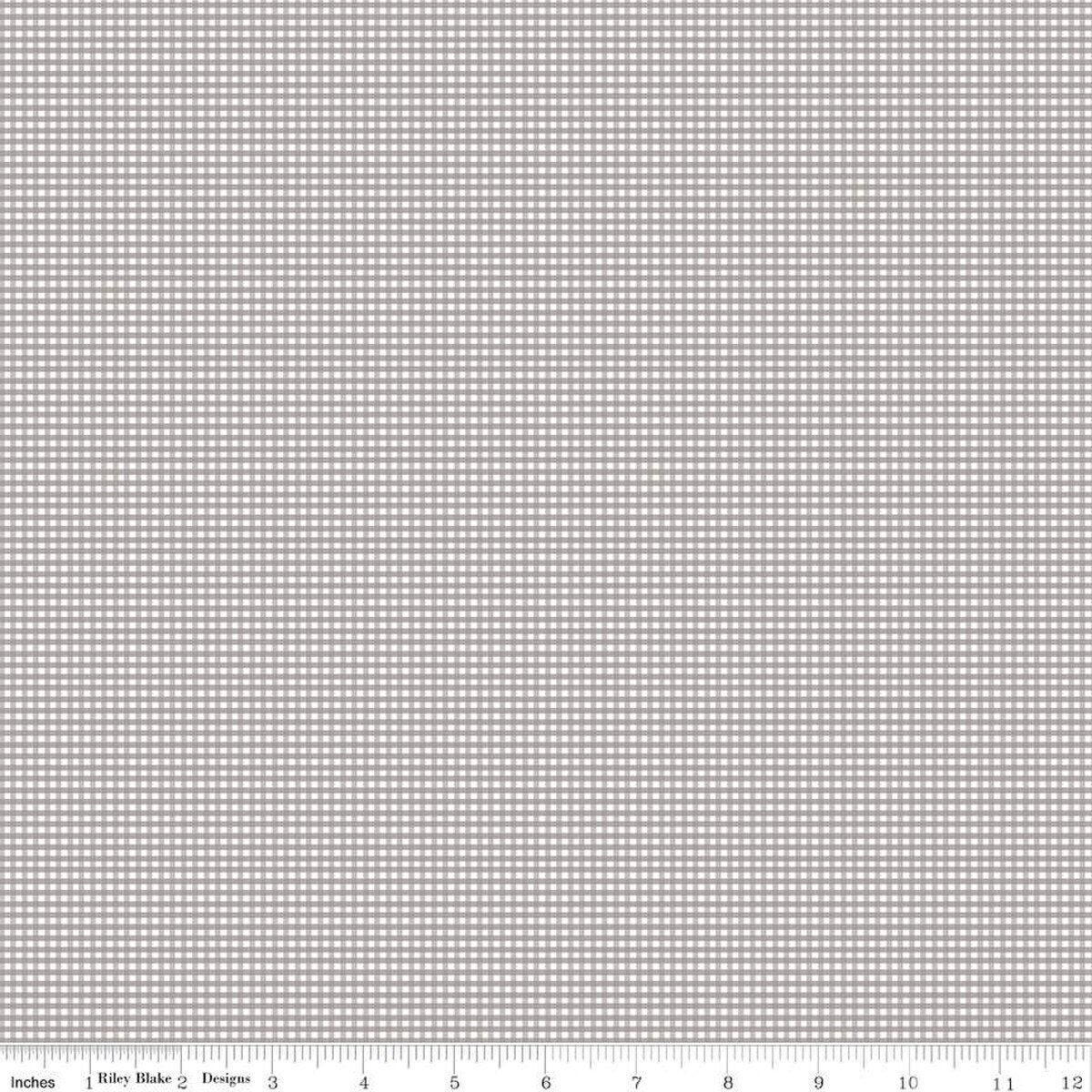 Micro Gingham - Grey