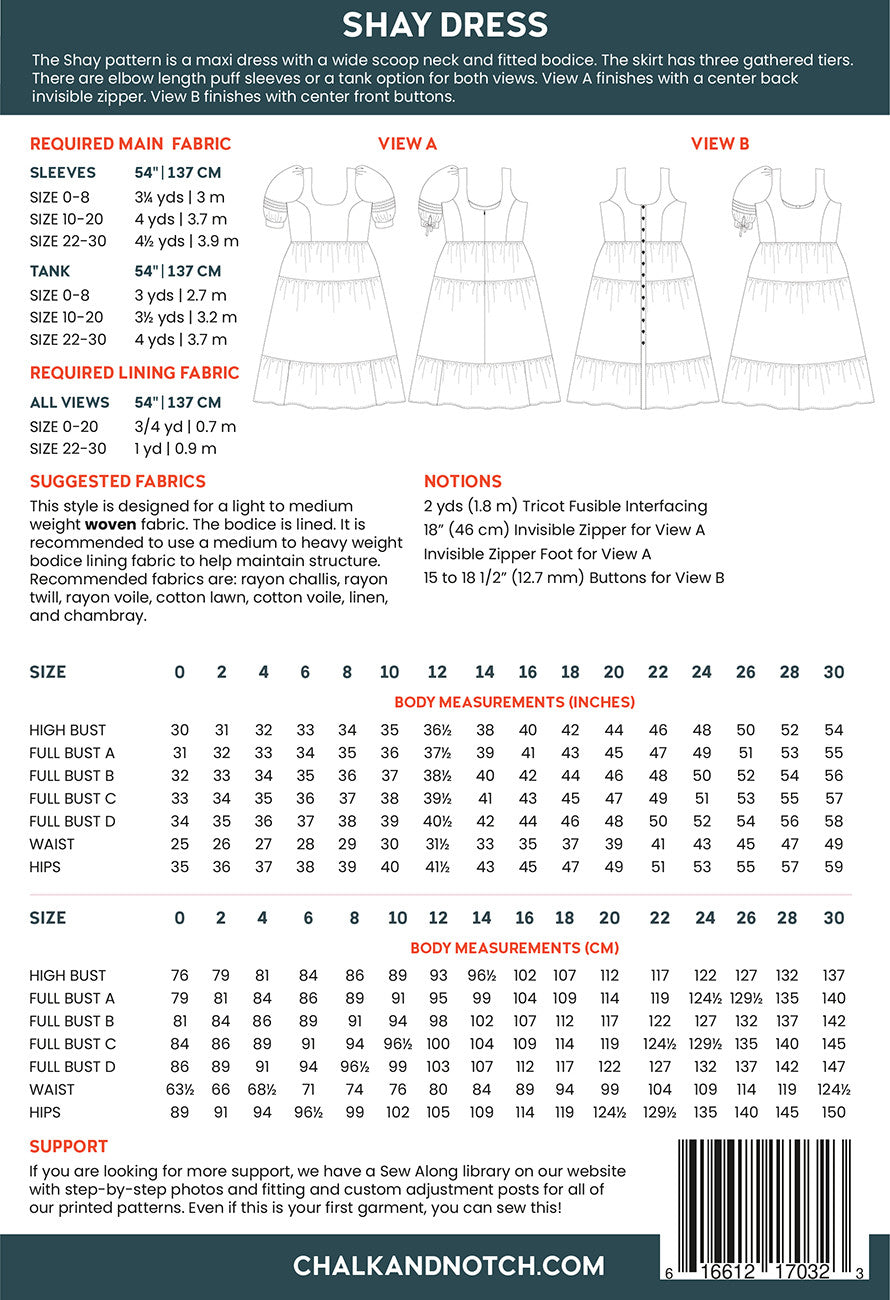 Shay Dress Pattern