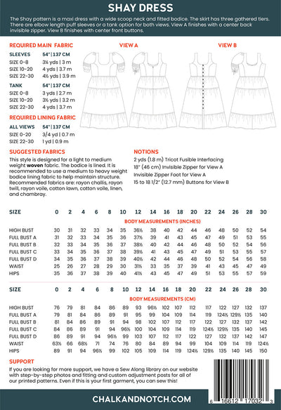 Shay Dress Pattern