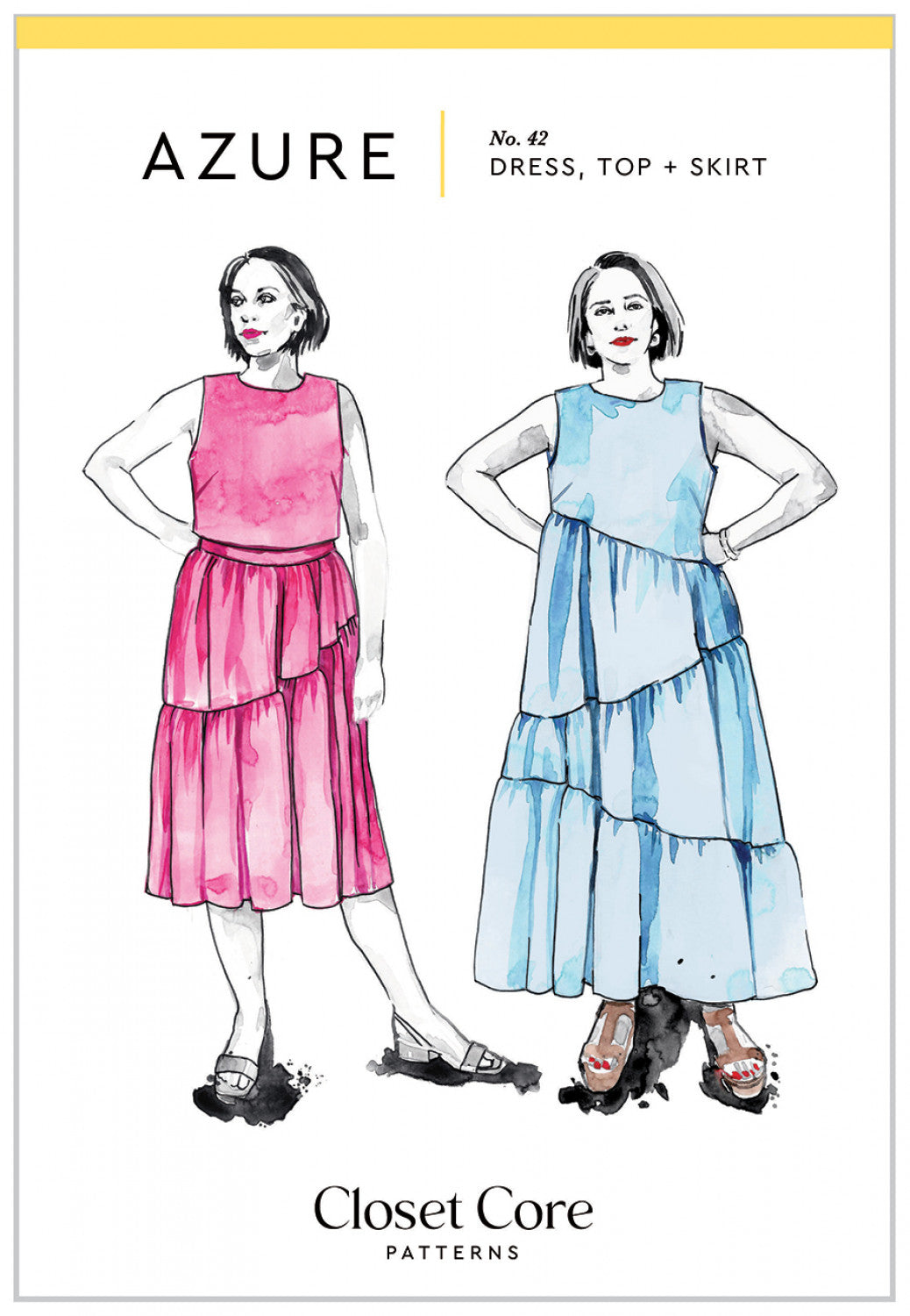 Azure Dress, Top and Skirt Pattern