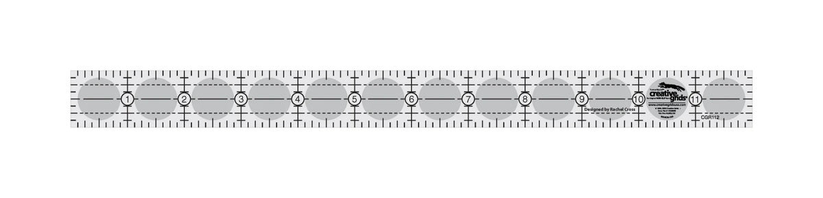 Creative Grid Ruler - 1" X 12"