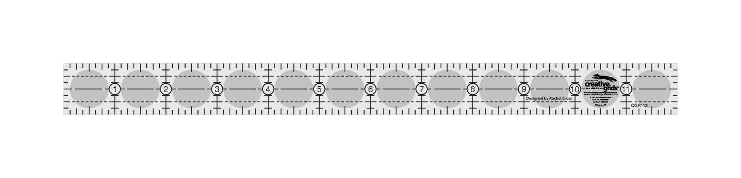 Creative Grid Ruler - 1" X 12"