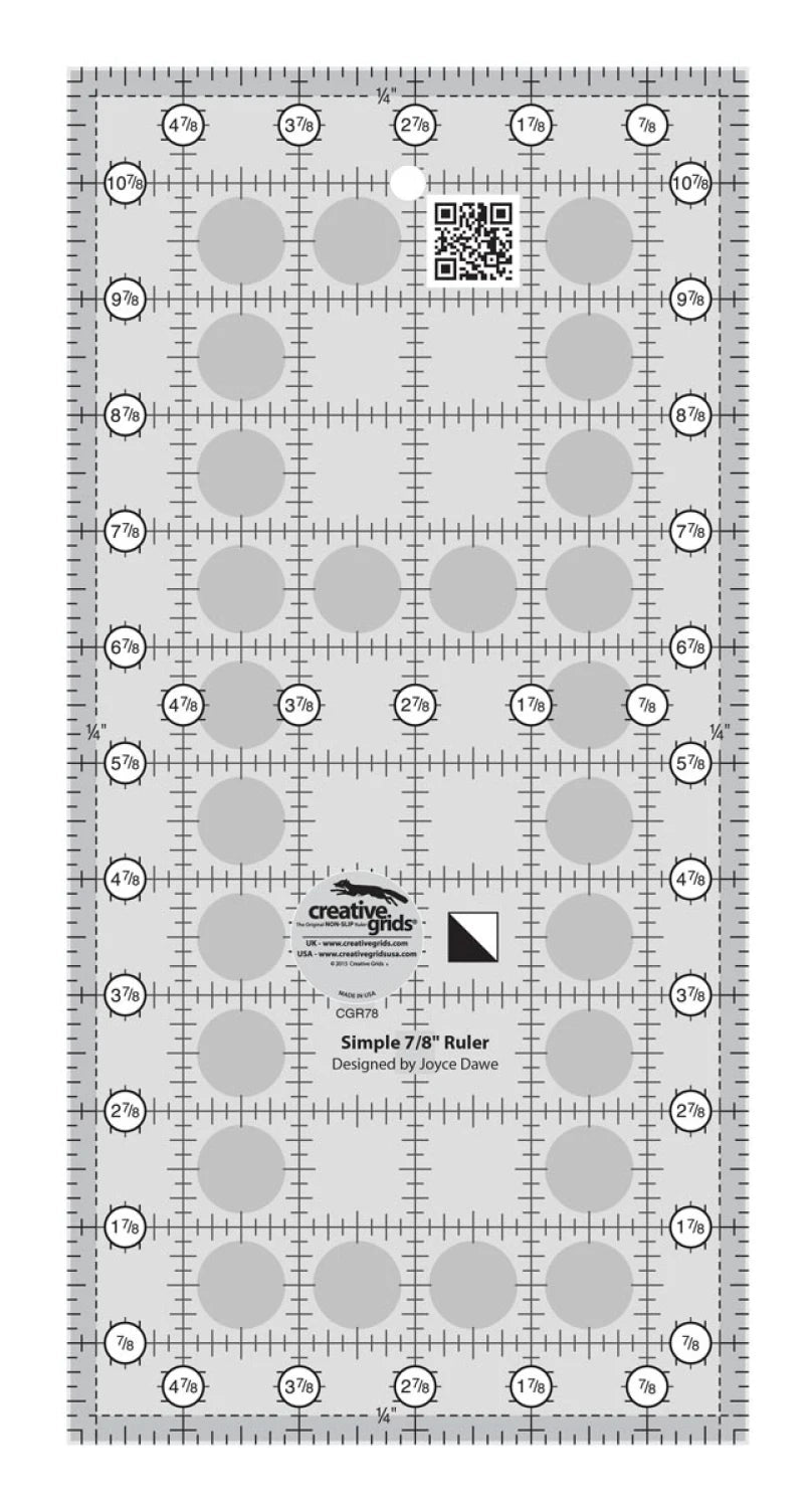 Creative Grid Ruler - Simple 7/8 Triangle Maker