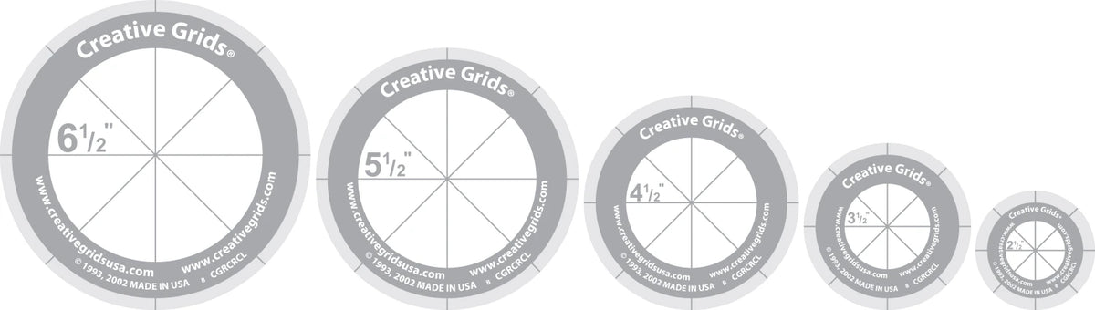 Creative Grid - Circles Quilt Ruler