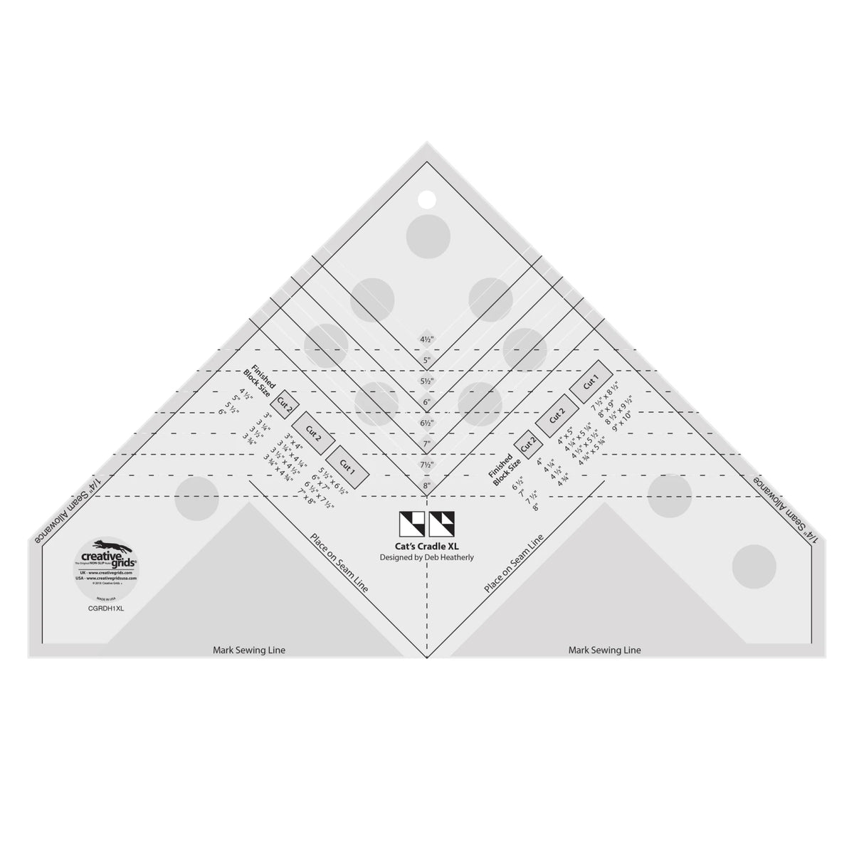 Creative Grid Ruler - Cat's Cradle Ruler XL Tool