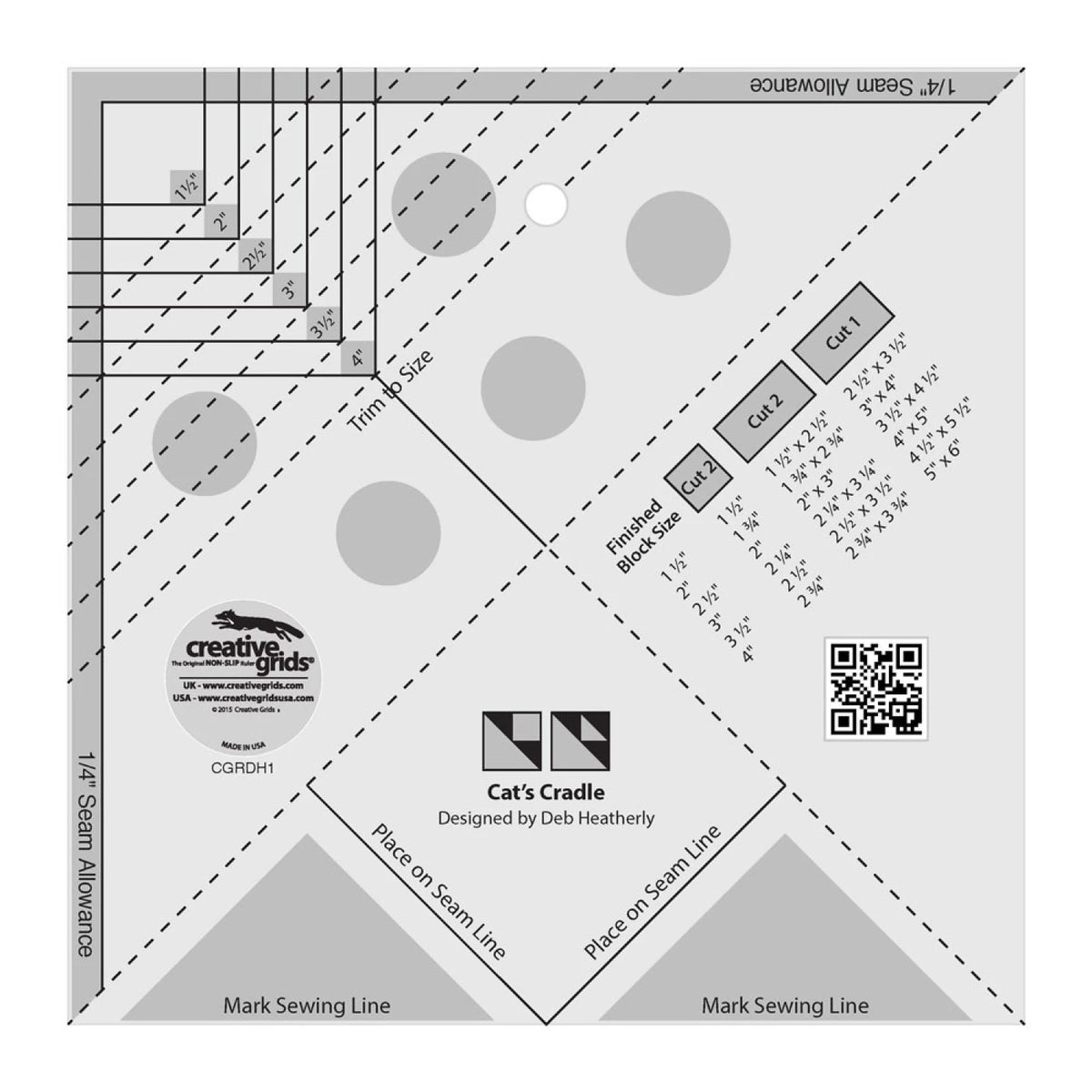Creative Grid Ruler - Cat's Cradle Tool