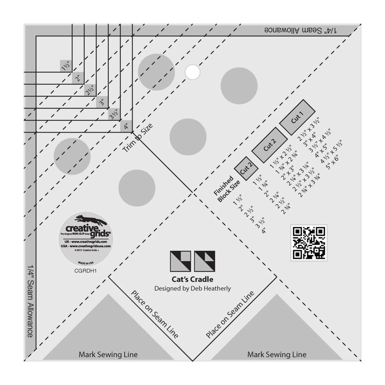 Creative Grid Ruler - Cat's Cradle Tool
