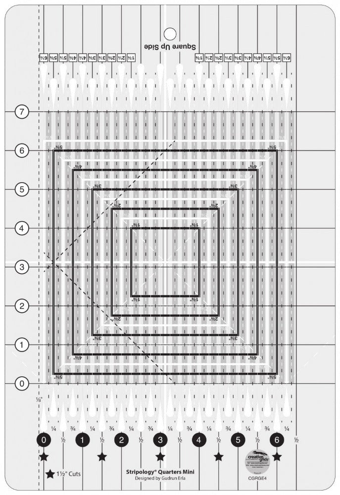 Creative Grid - Stripology Quarters Mini