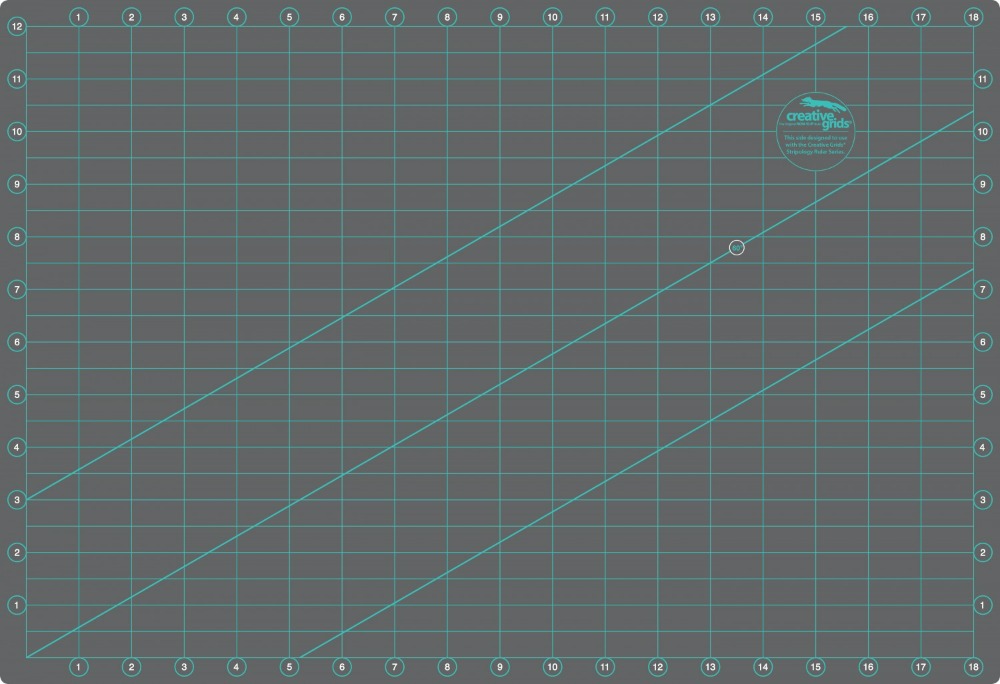 Creative Grids Self-Healing Double Sided Rotary Cutting Mat - 12in x 18in