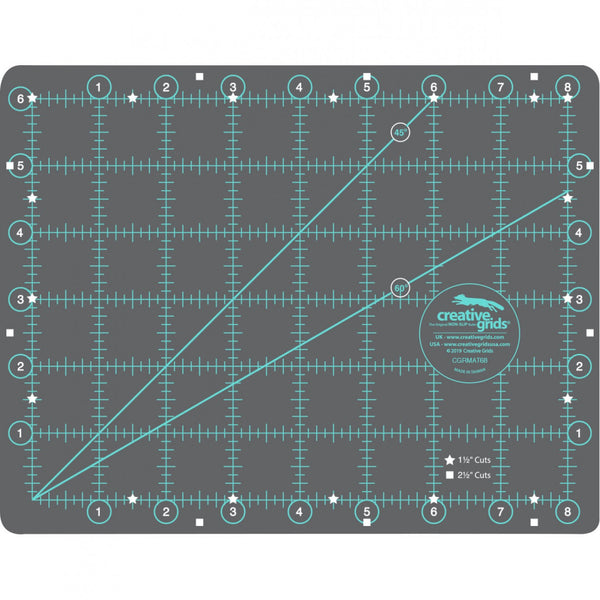 Creative Grids Self-Healing Double Sided Rotary Cutting Mat - 6in x 8i ...