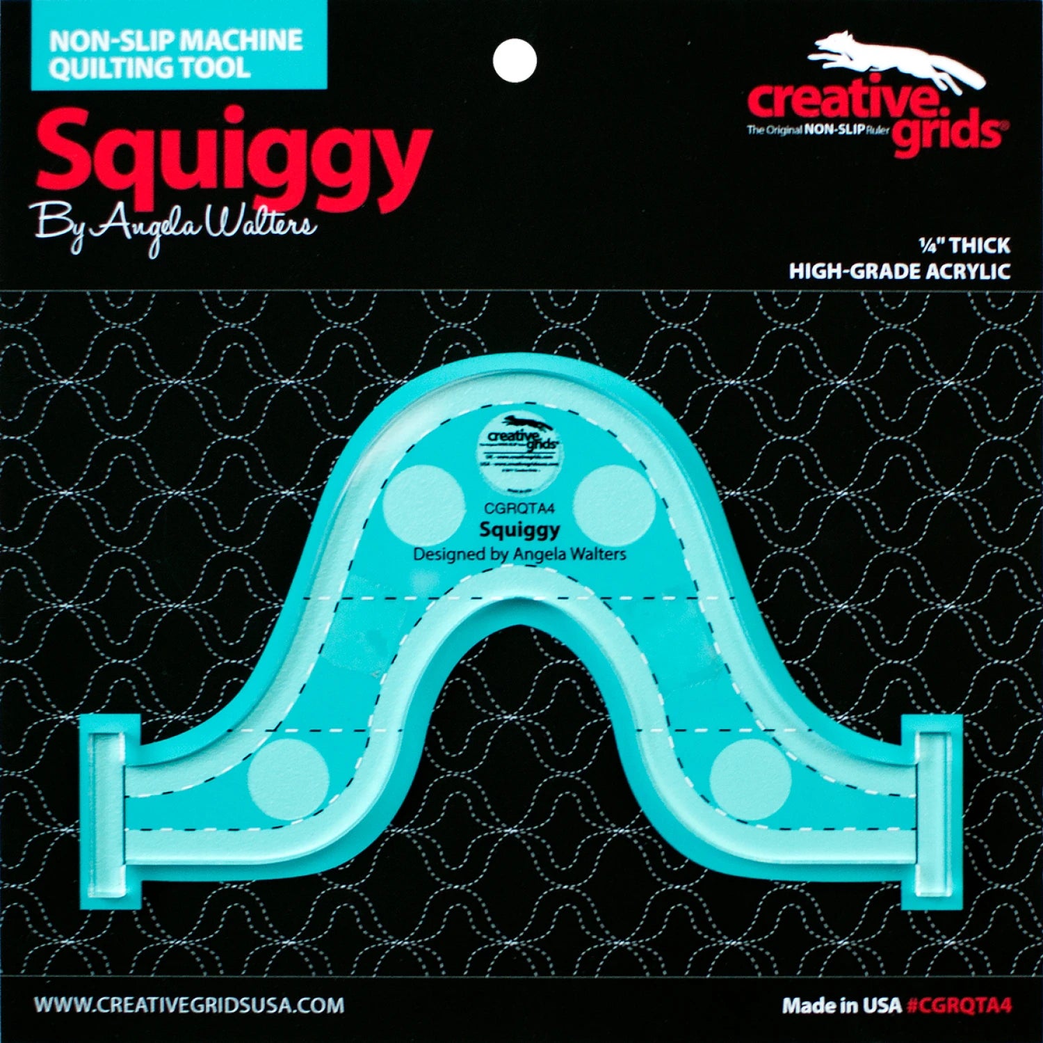 Creative Grid - Machine Quilting Tool Squiggy