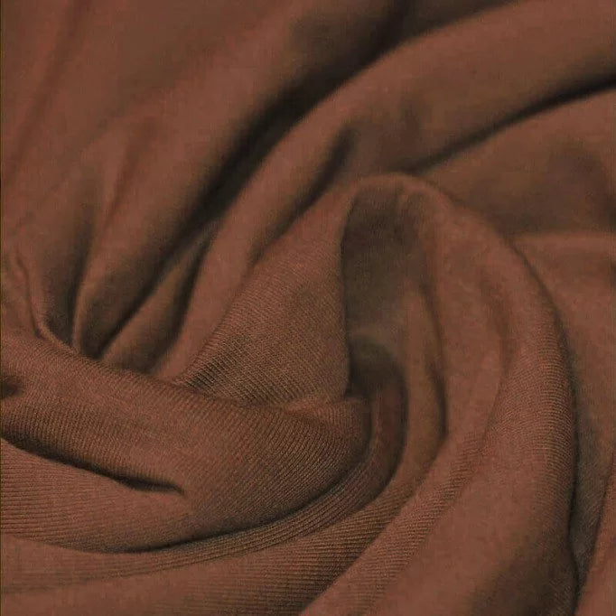 Solid Cotton Jersey - Light Brown | Knit