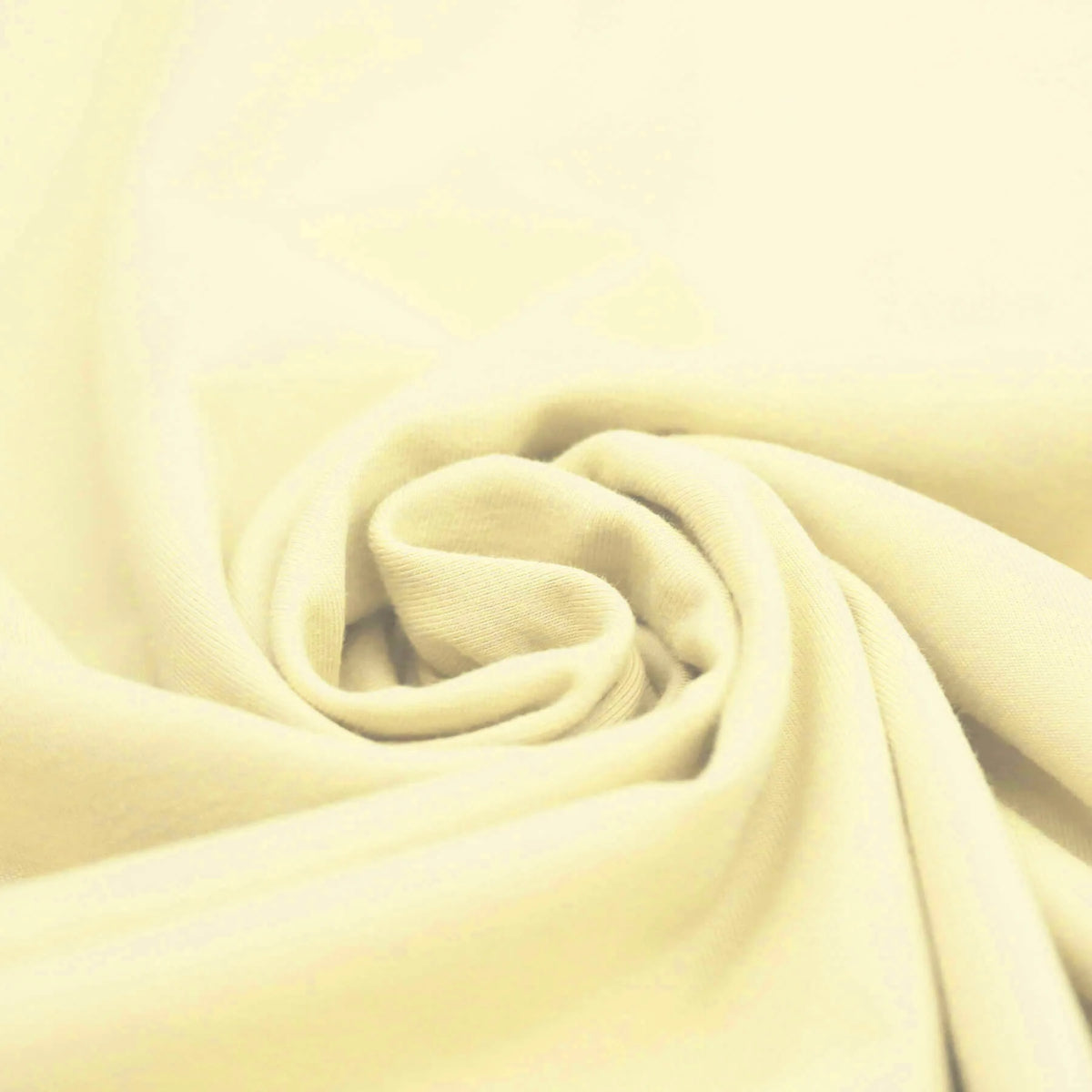 Solid Cotton Jersey - Pastel Yellow | Knit