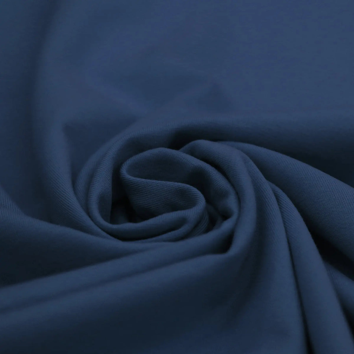 Solid Cotton Jersey - Dark Blue | Knit