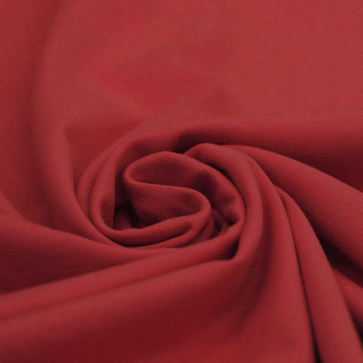 Solid Cotton Jersey - Dark Red | Knit