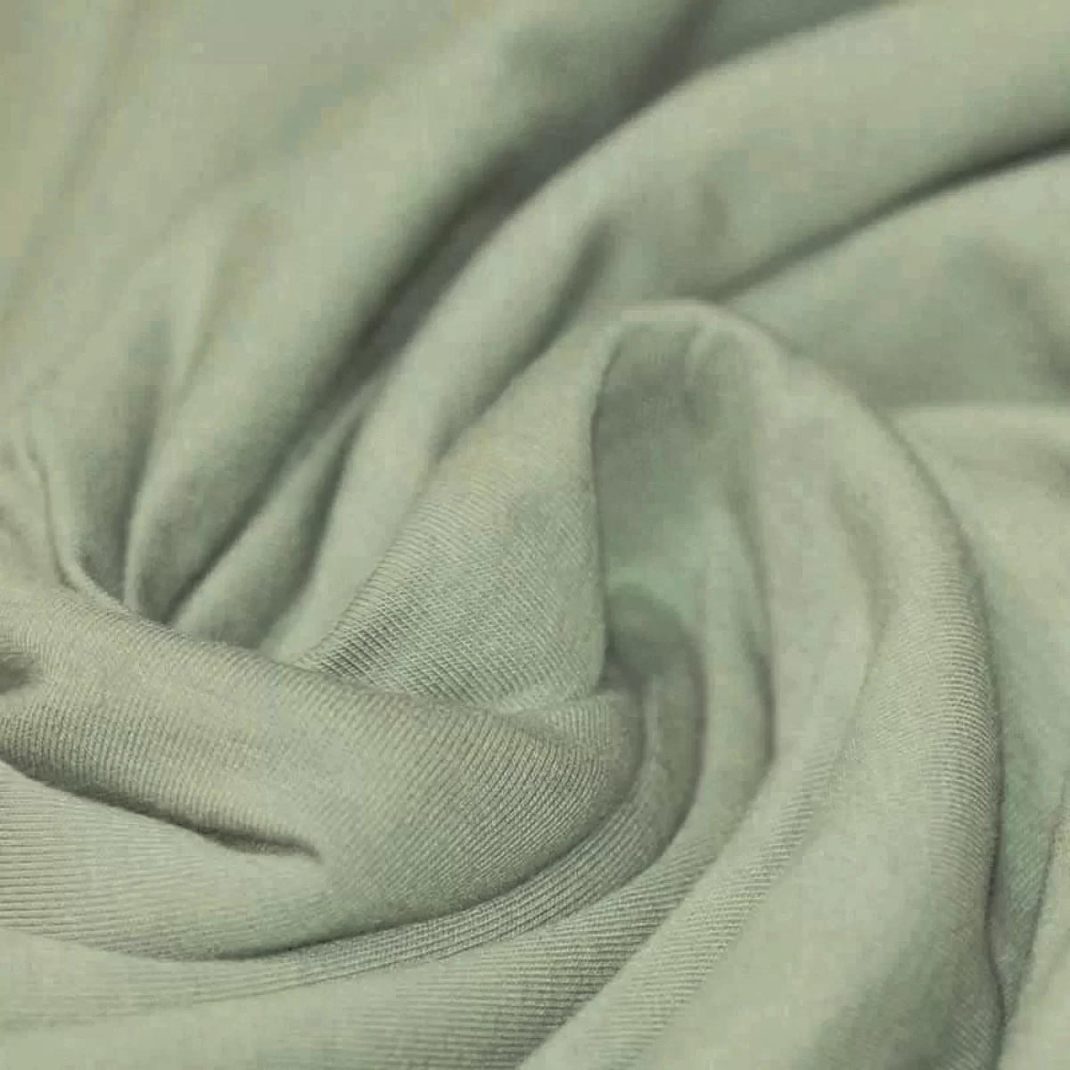 Solid Cotton Jersey - Dusty Green | Knit