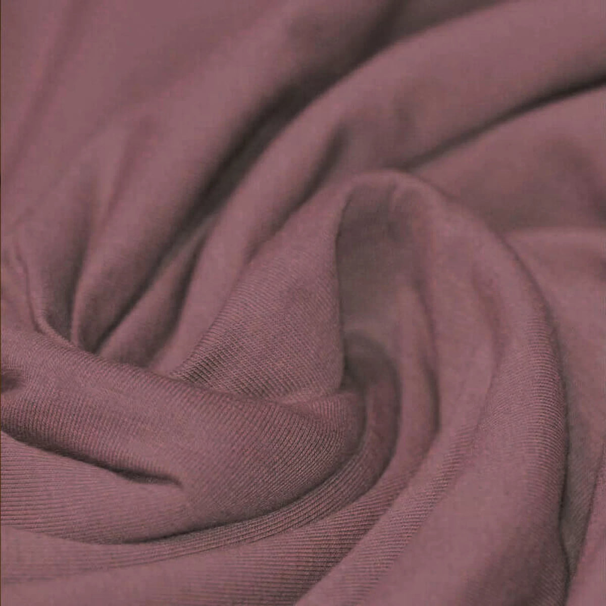 Solid Cotton Jersey - Old Mauve | Knit
