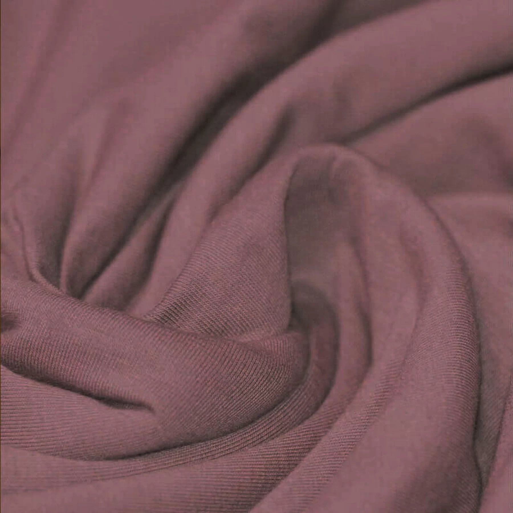 Solid Cotton Jersey - Old Mauve | Knit