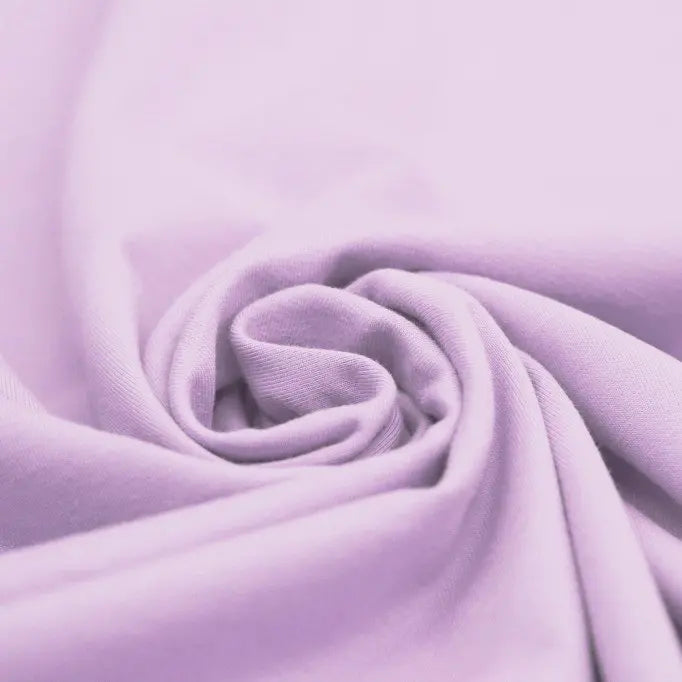 Solid Cotton Jersey - Pastel Lilac | Knit