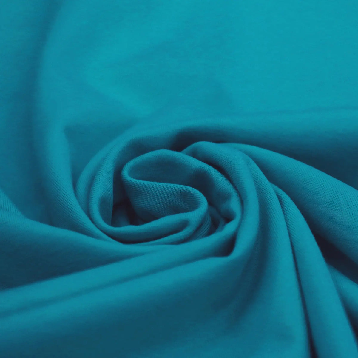 Solid Cotton Jersey - Petrol | Knit