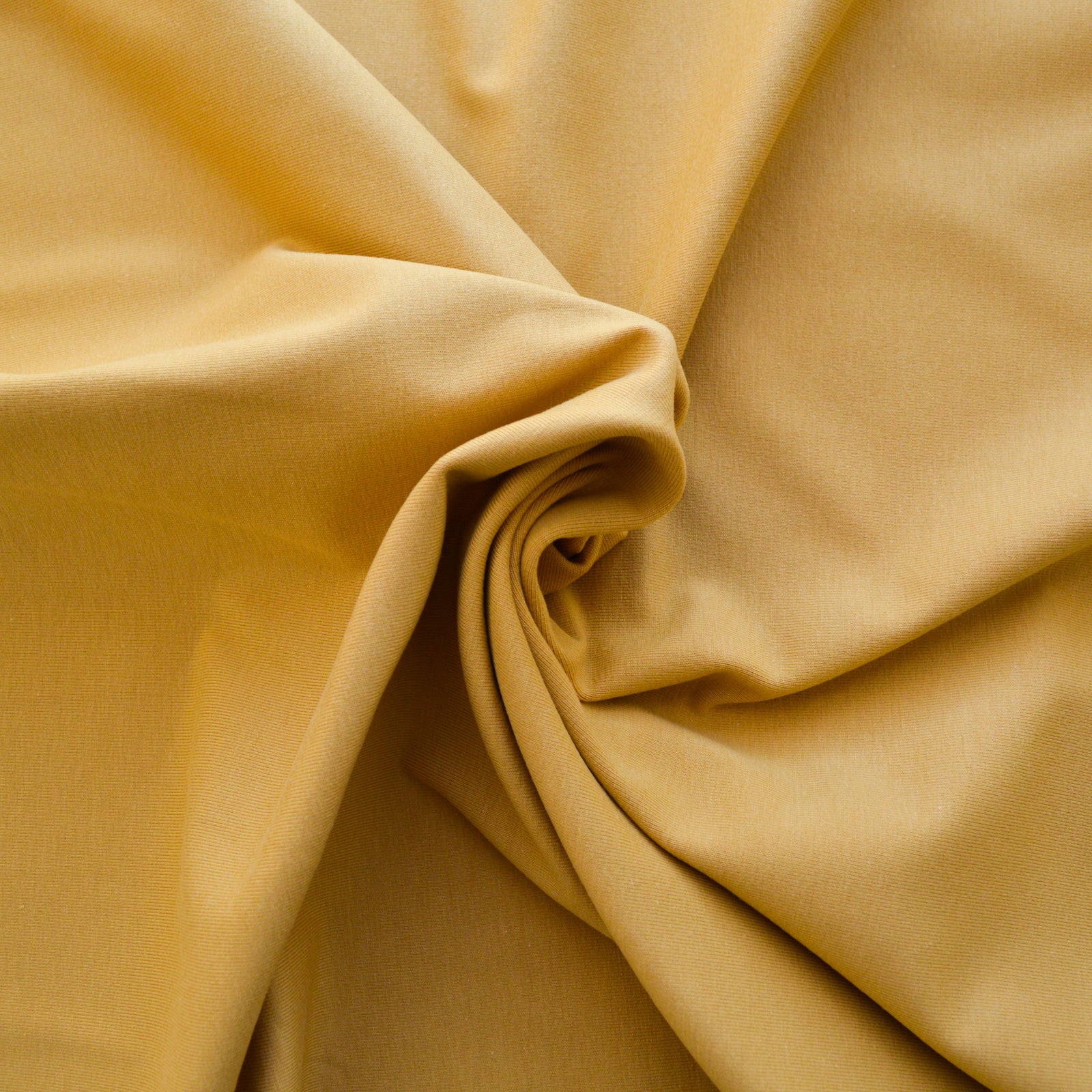 Solid Cotton Jersey - Mustard | Knit