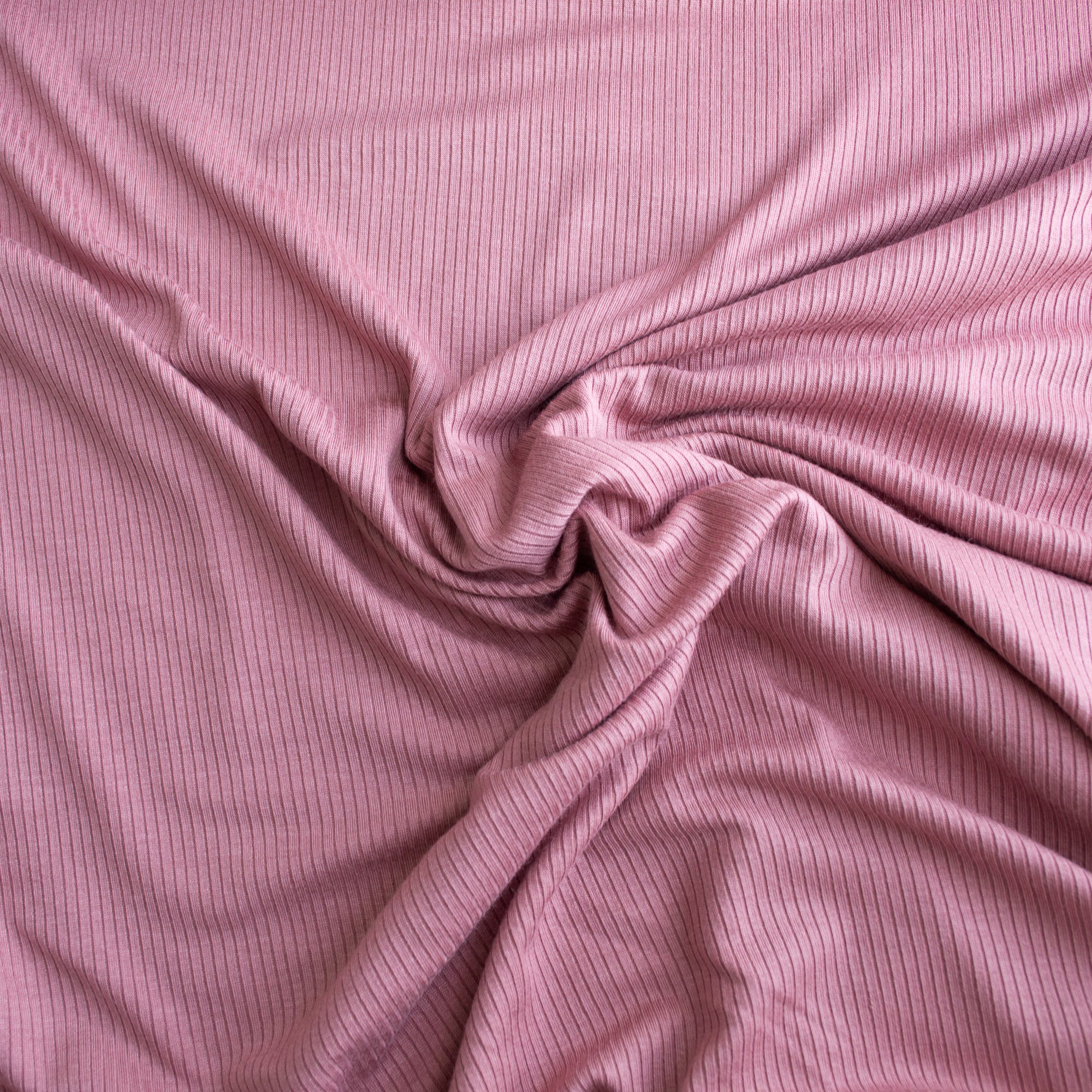 Ribbed Modal Knit - Nostalgia Rose - Thread Count Fabrics