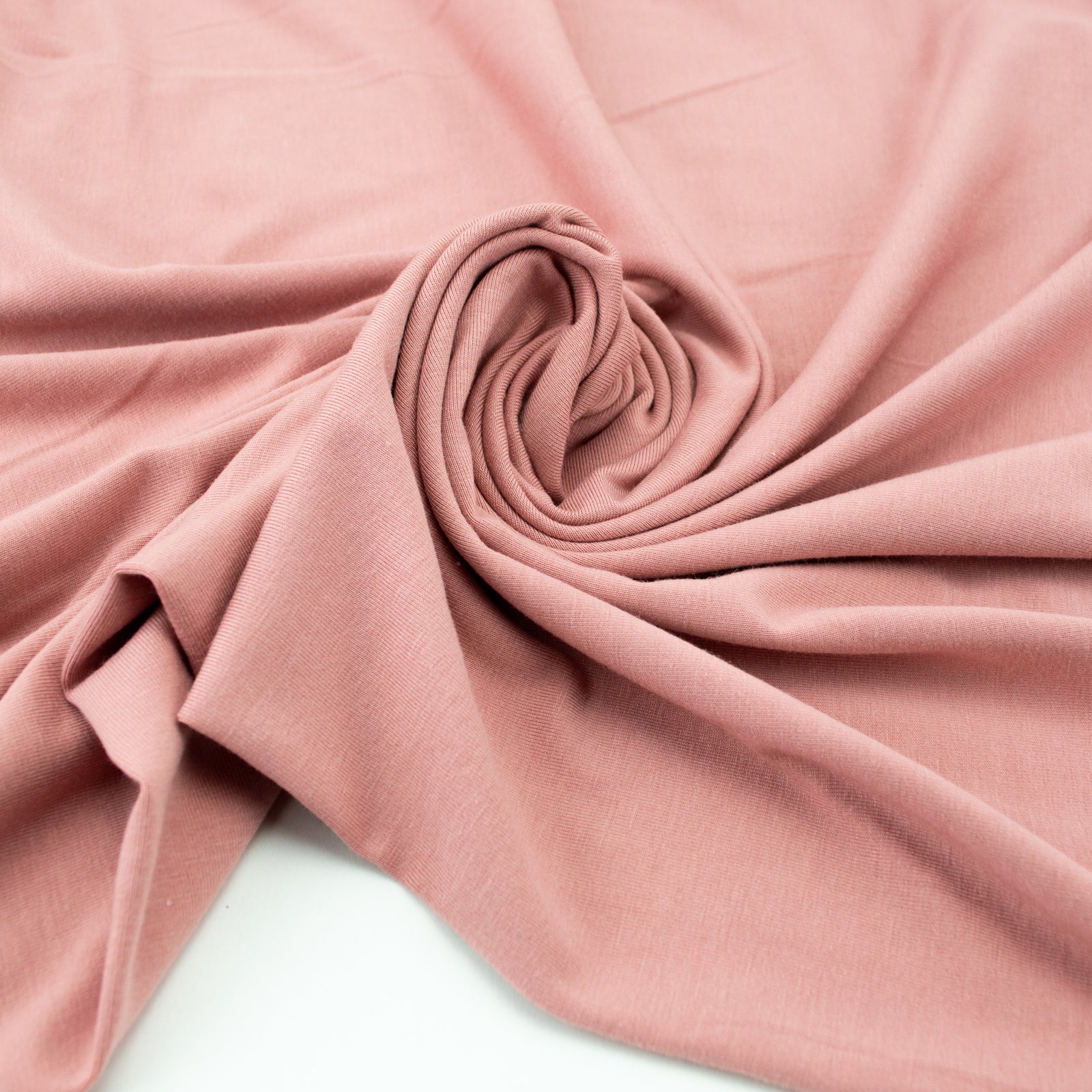 Bamboo Jersey Knit - Ash Rose