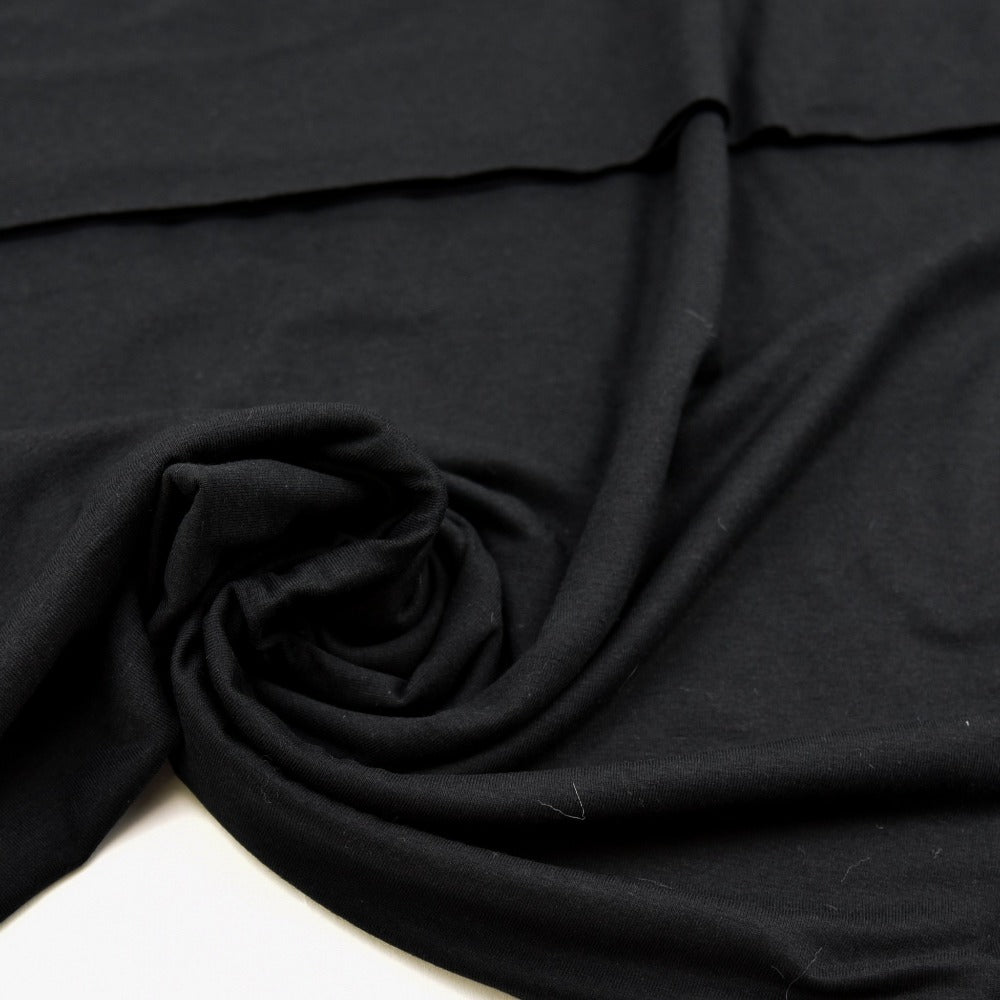 Bamboo French Terry - Black