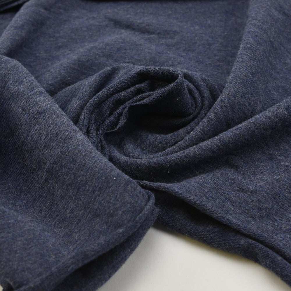 Bamboo Stretch Fleece - Heather Lake - Thread Count Fabrics