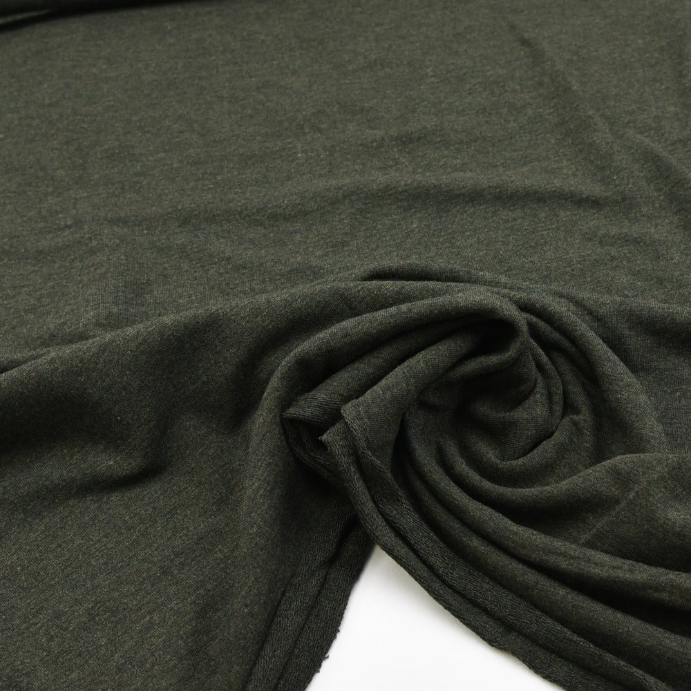 Bamboo French Terry - Heather Forest