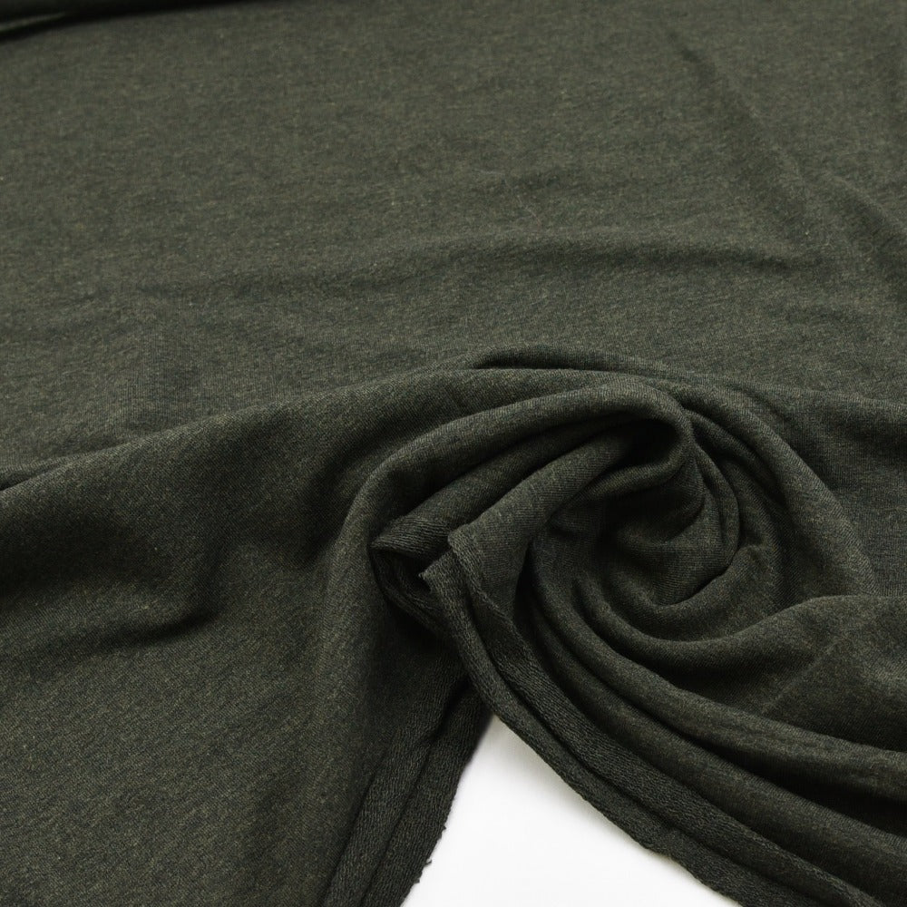 Bamboo Jersey Knit - Heather Forest