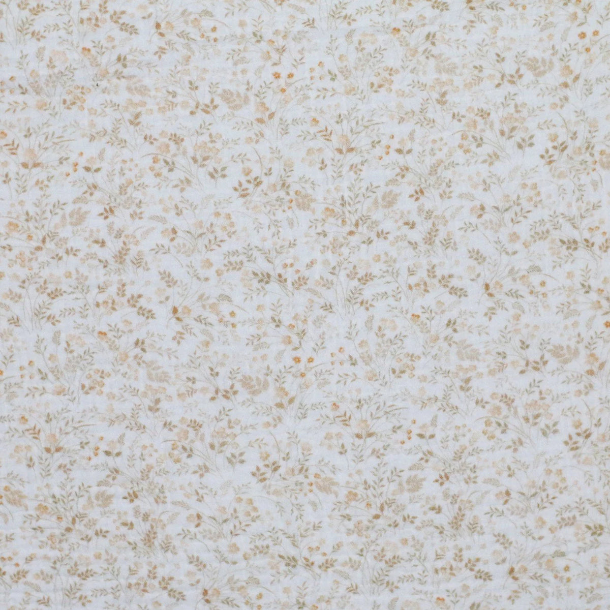 Beige Wildflower | Double Gauze