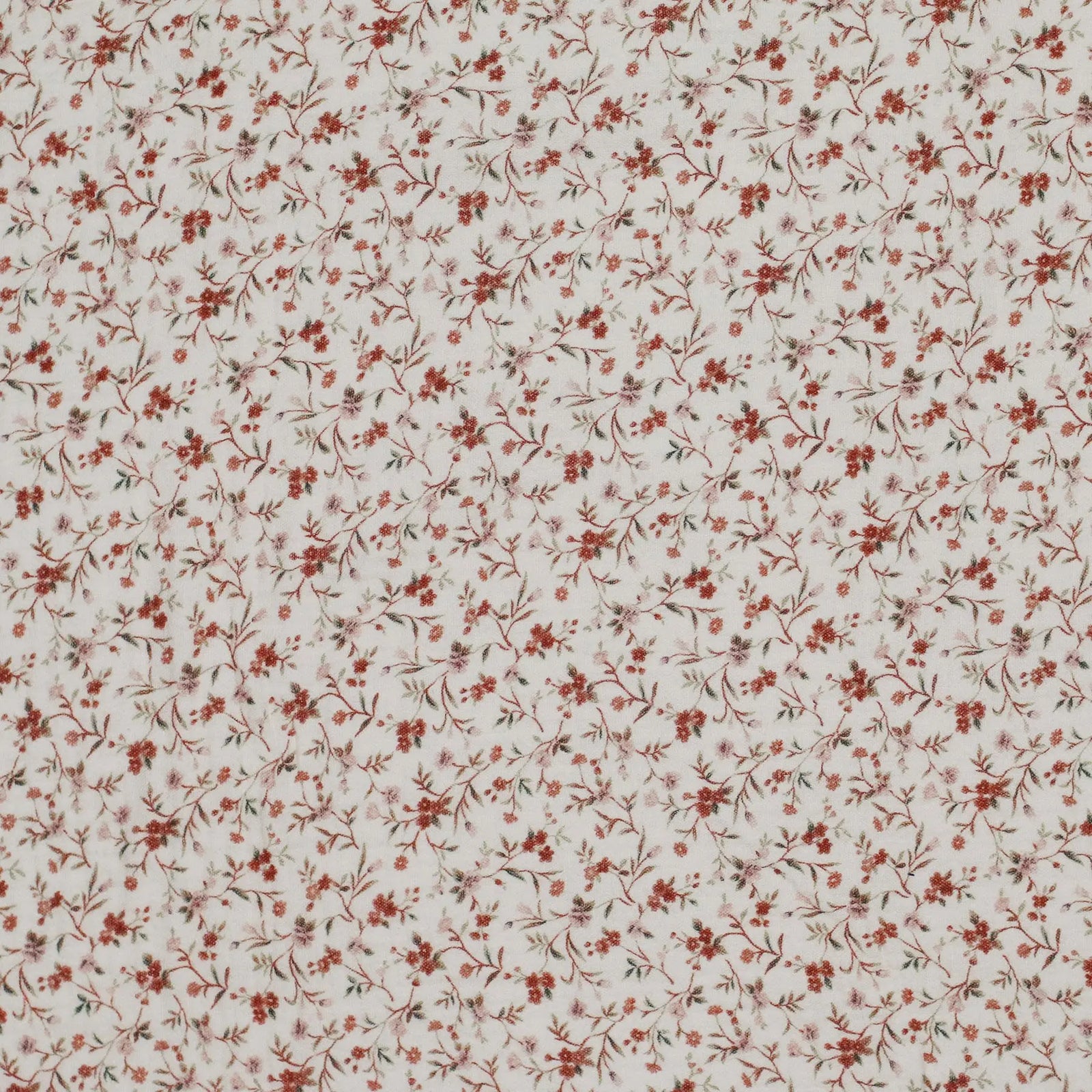 Romantic Flowers Beige | Double Gauze