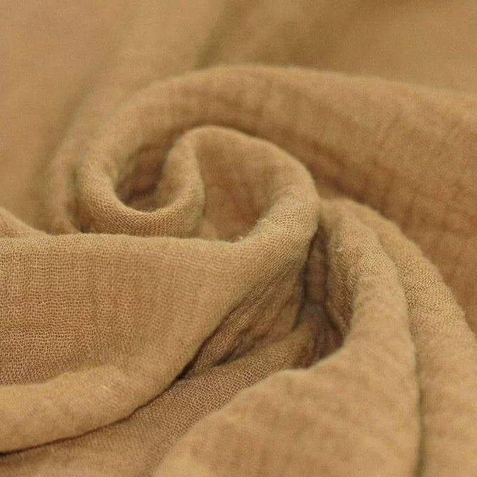 Solid Double Gauze - Camel