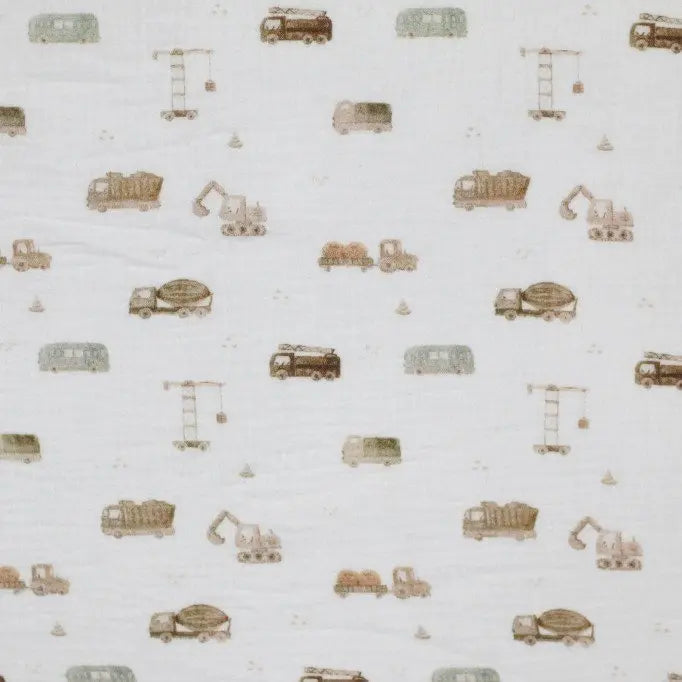 Construction Vehicles | Double Gauze