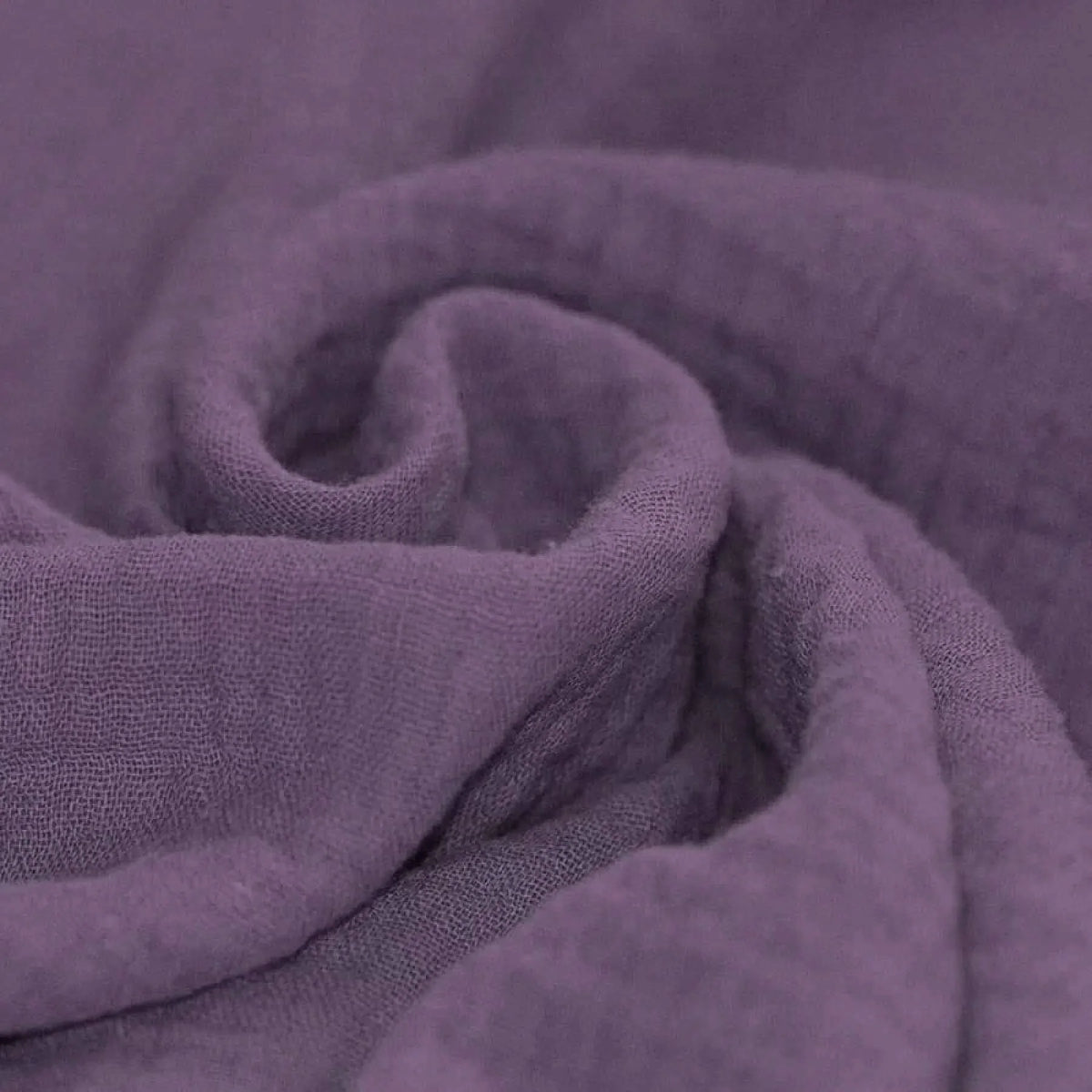Solid Double Gauze - Dusty Purple