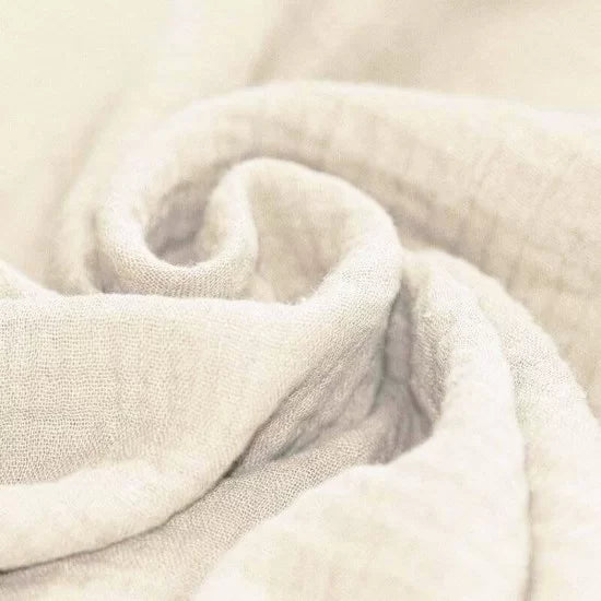 Solid Double Gauze - Natural
