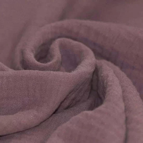 Solid Double Gauze - Old Mauve