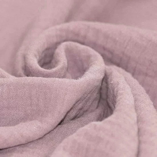 Solid Double Gauze - Old Pink