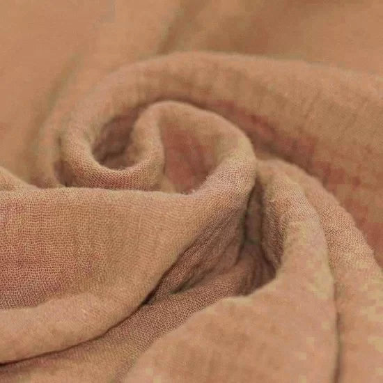 Solid Double Gauze - Peach