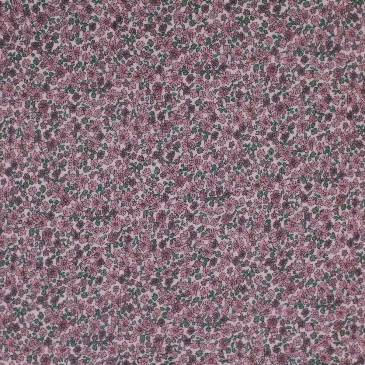 Sweet Little Flowers Raspberry | Double Gauze