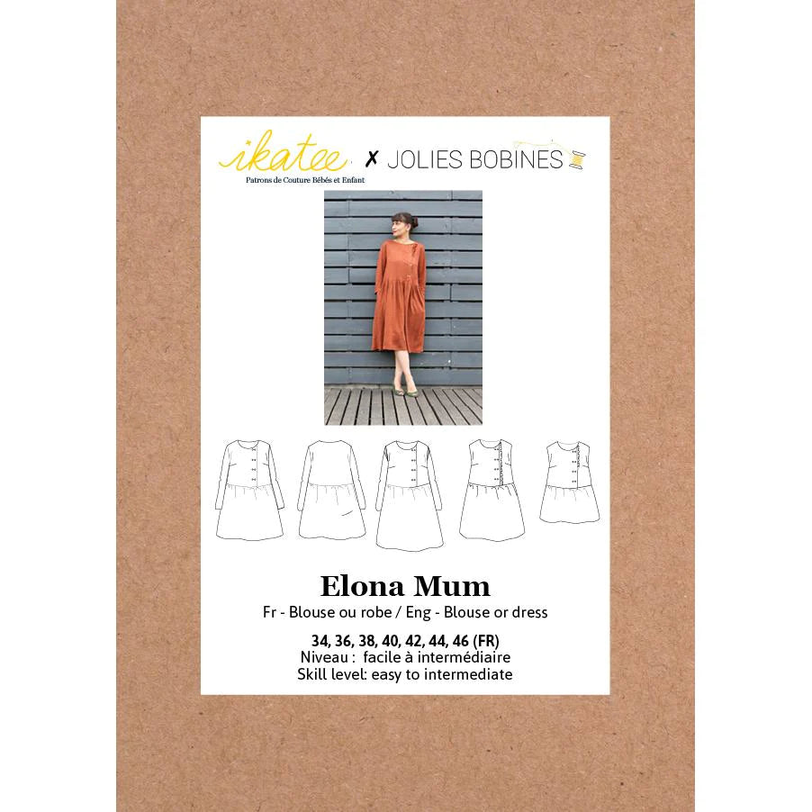 Elona Blouse and Dress Pattern