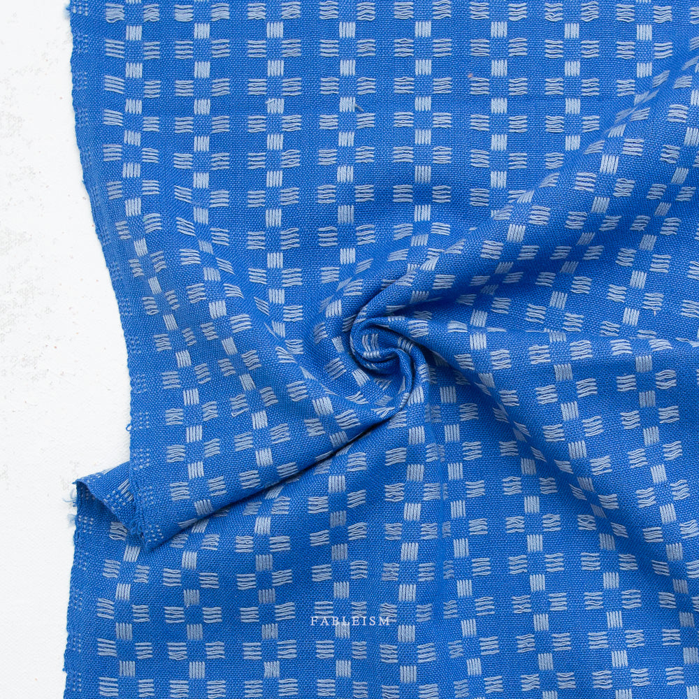 Fine &amp; Dandy - Basket Weave Bright Blue