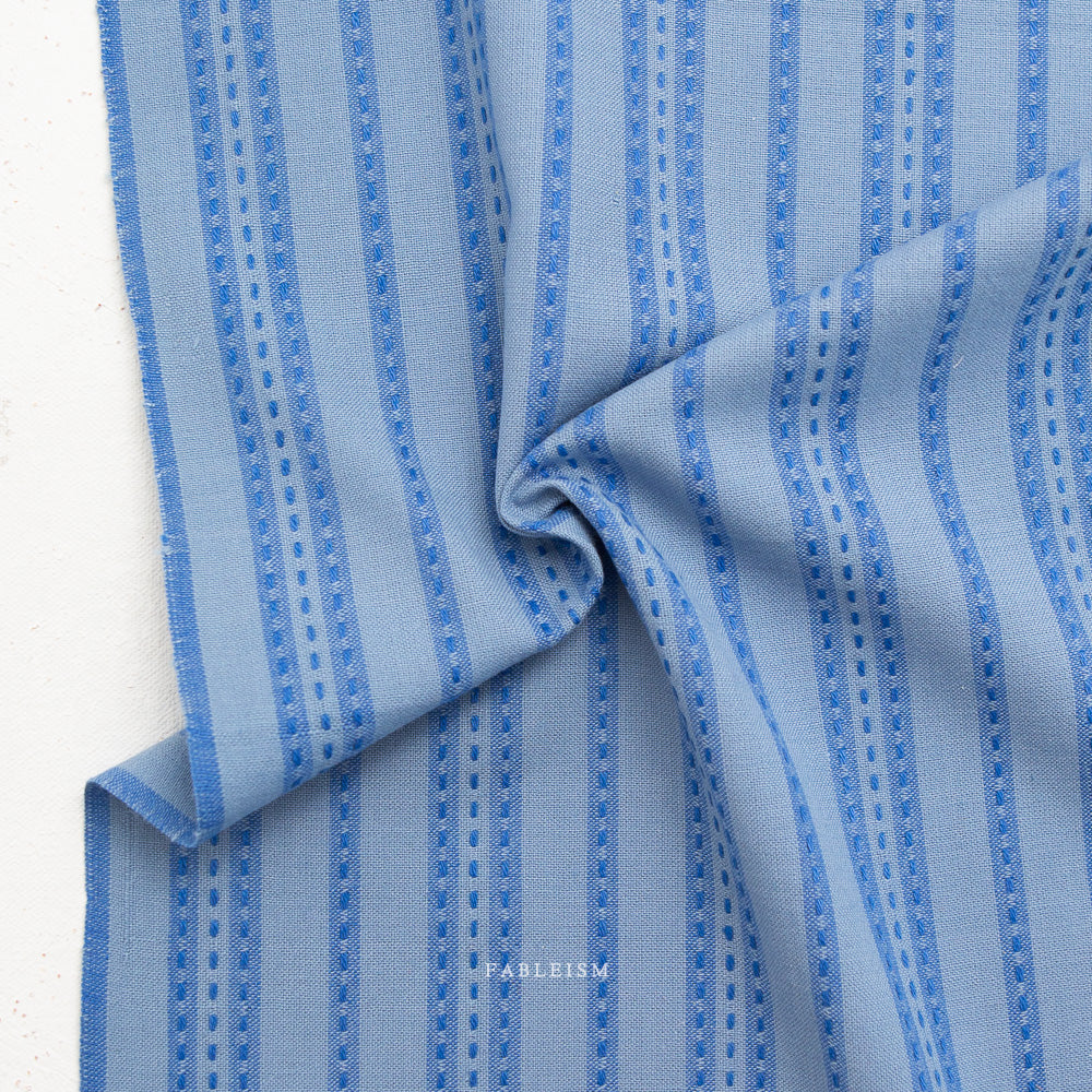 Fine &amp; Dandy - Stitch Stripe Blue