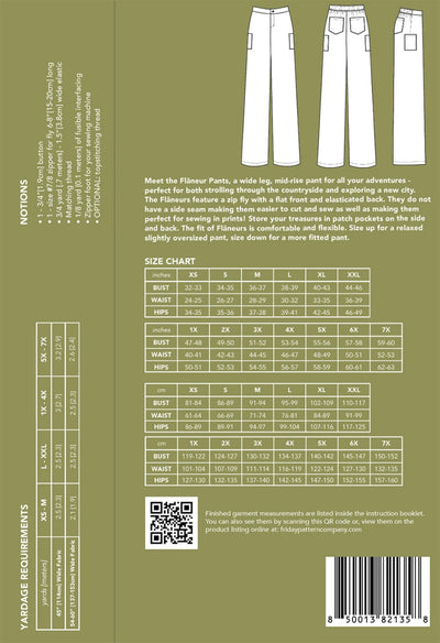 Flaneur Pants Pattern