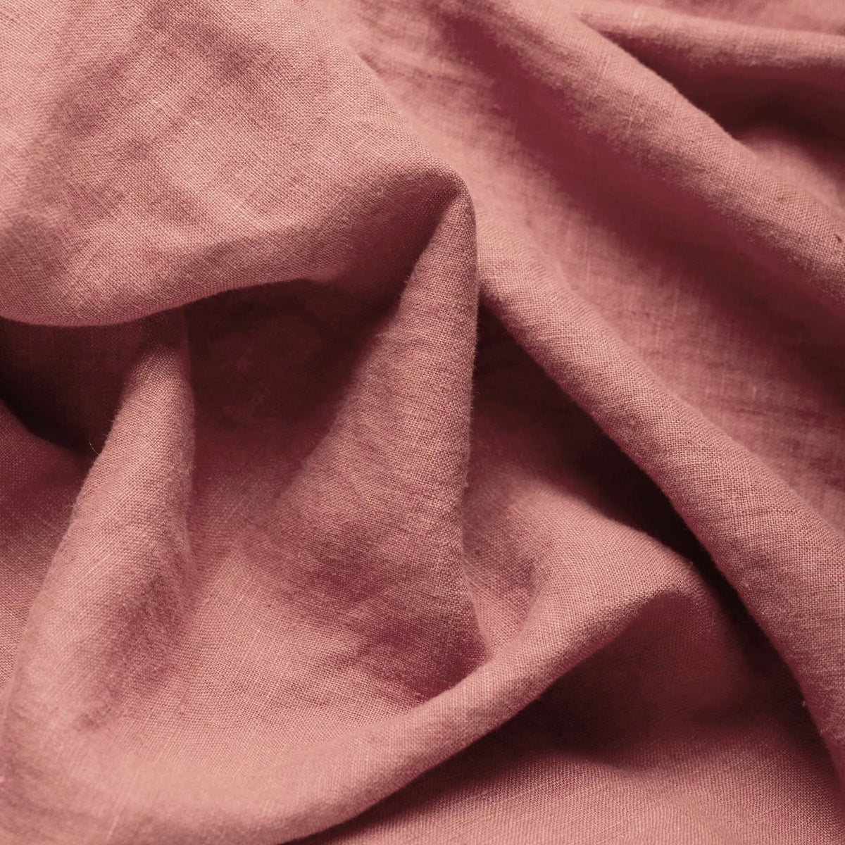 Stone Washed Linen - Clay Pink