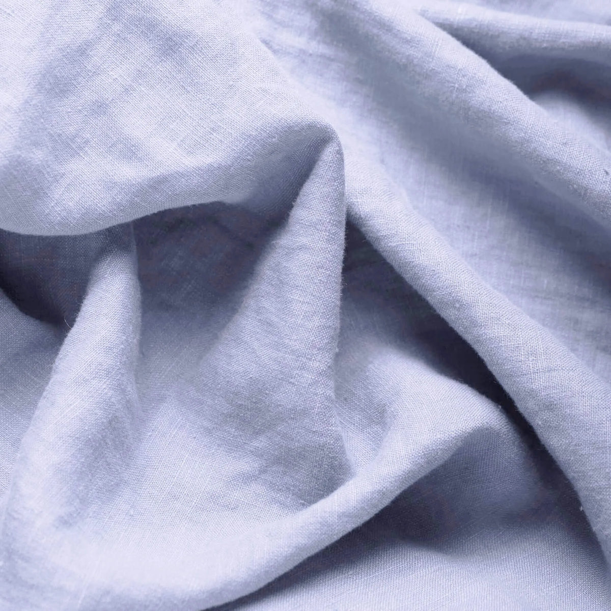 Stone Washed Linen - Lavender Blue